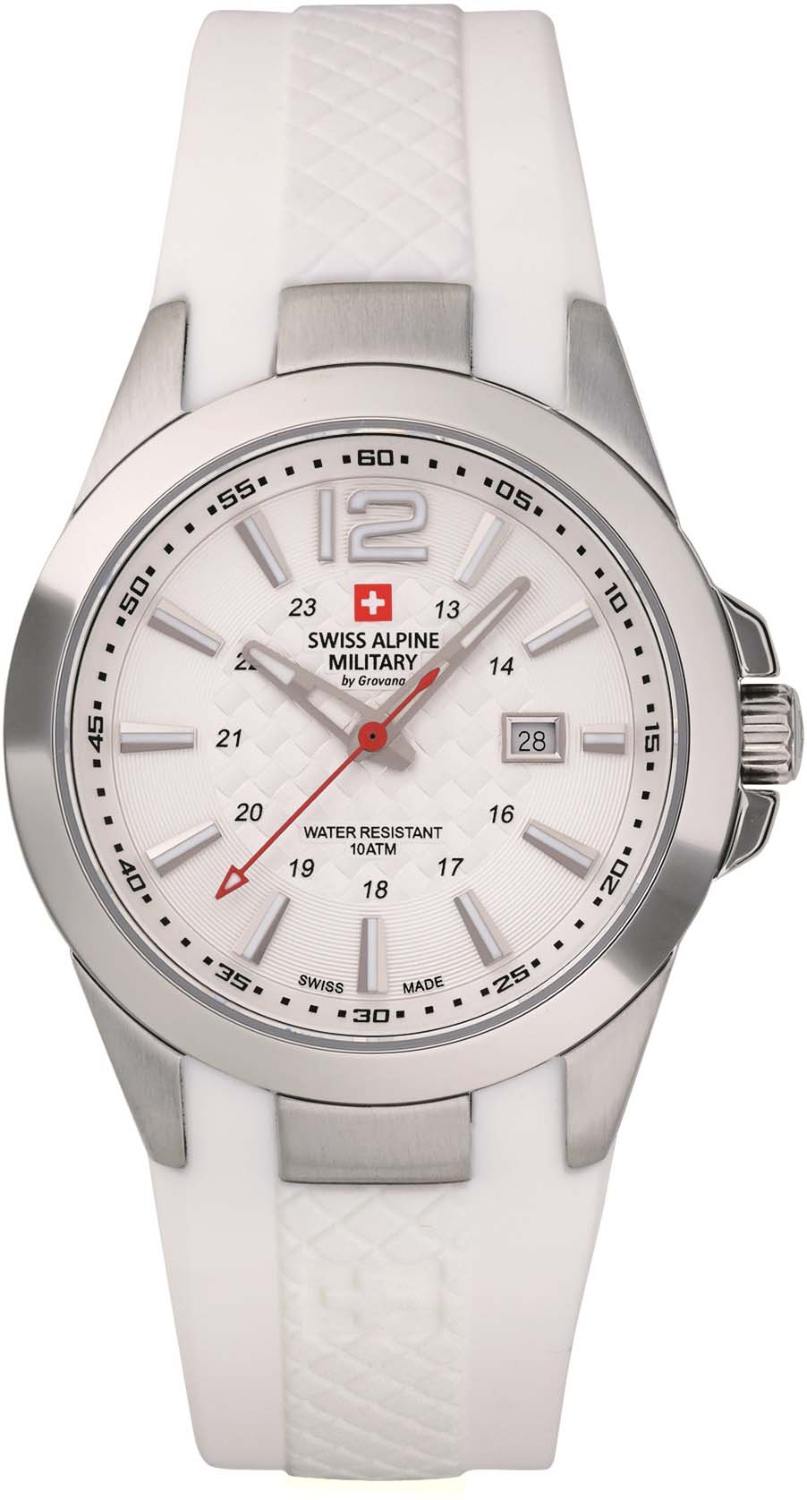 SWISS ALPINE MILITARY  Женские швейцарские часы, кварцевый механизм, сталь, 35 мм