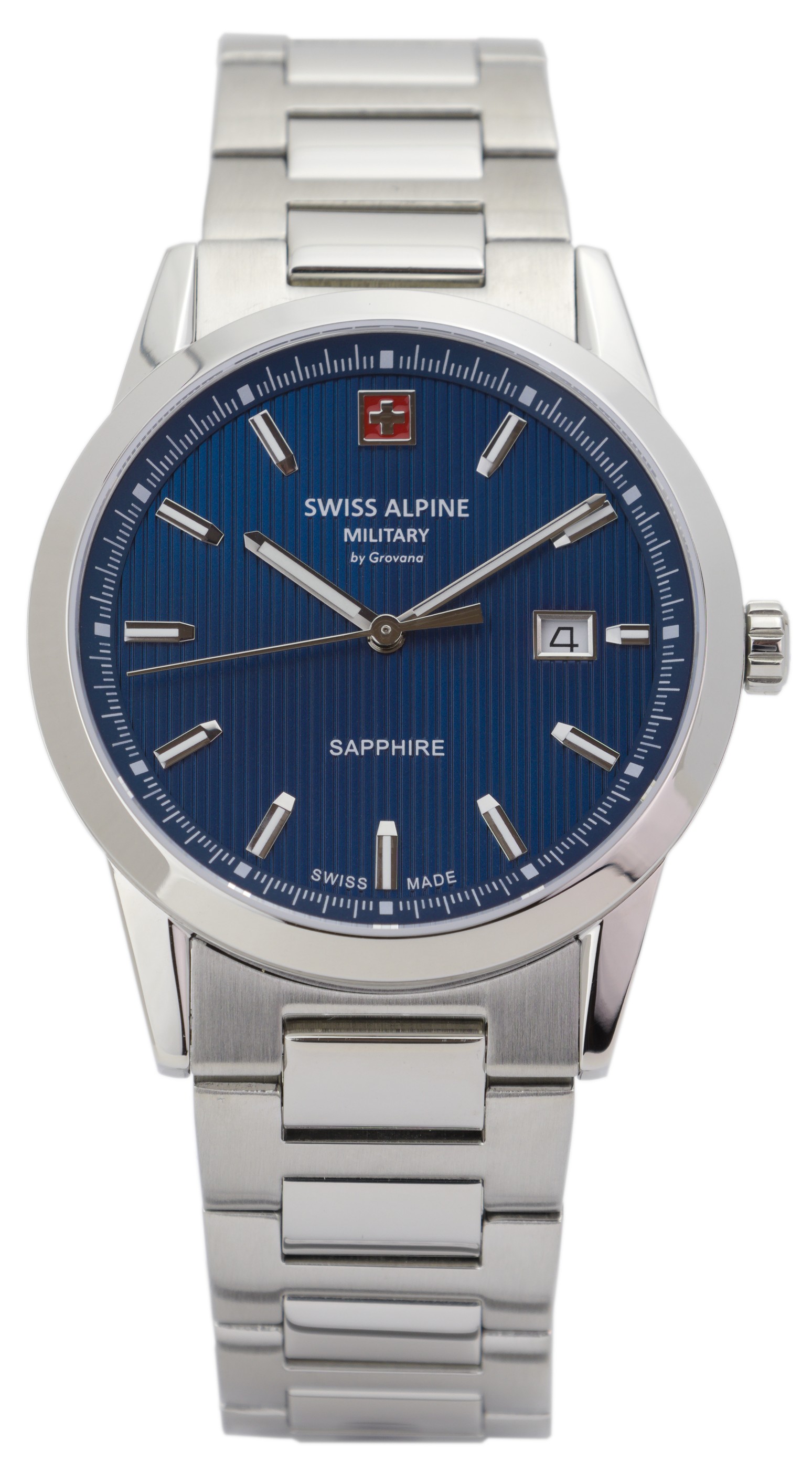 SWISS ALPINE MILITARY   Женские швейцарские часы, кварцевый механизм, сталь, 34 мм