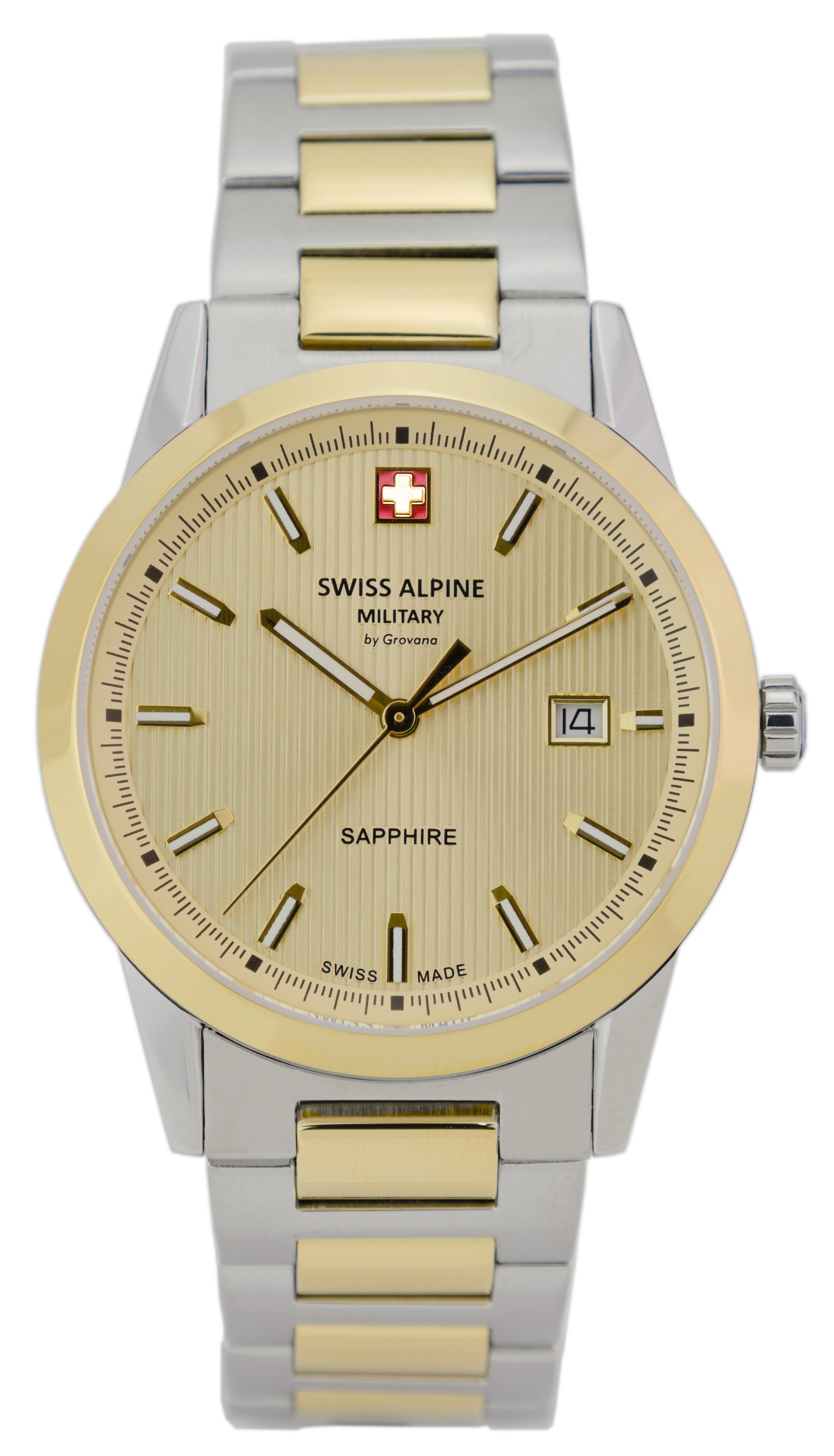 SWISS ALPINE MILITARY   Женские швейцарские часы, кварцевый механизм, сталь с покрытием, 34 мм