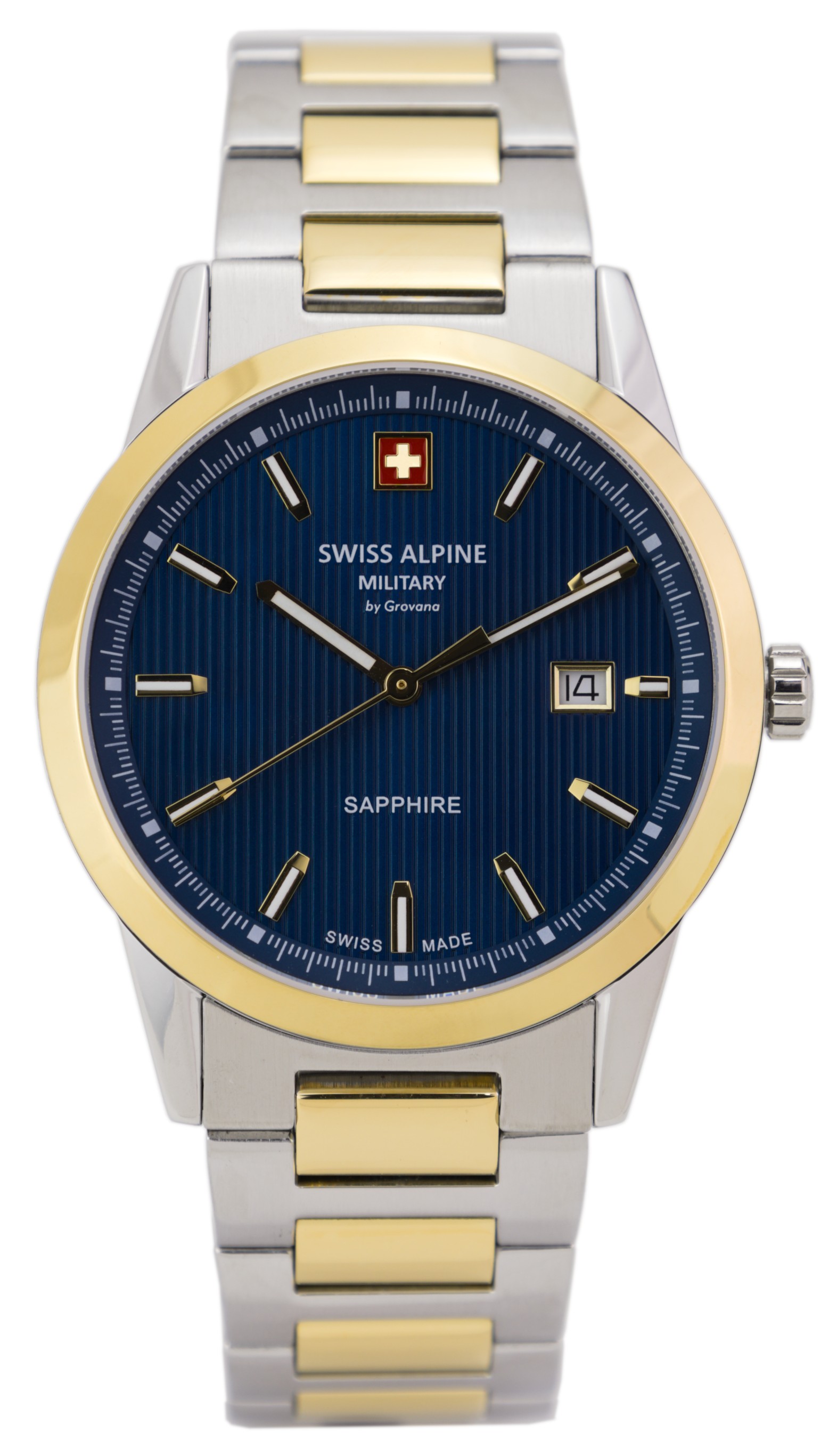 SWISS ALPINE MILITARY  Женские швейцарские часы, кварцевый механизм, сталь с покрытием, 34 мм