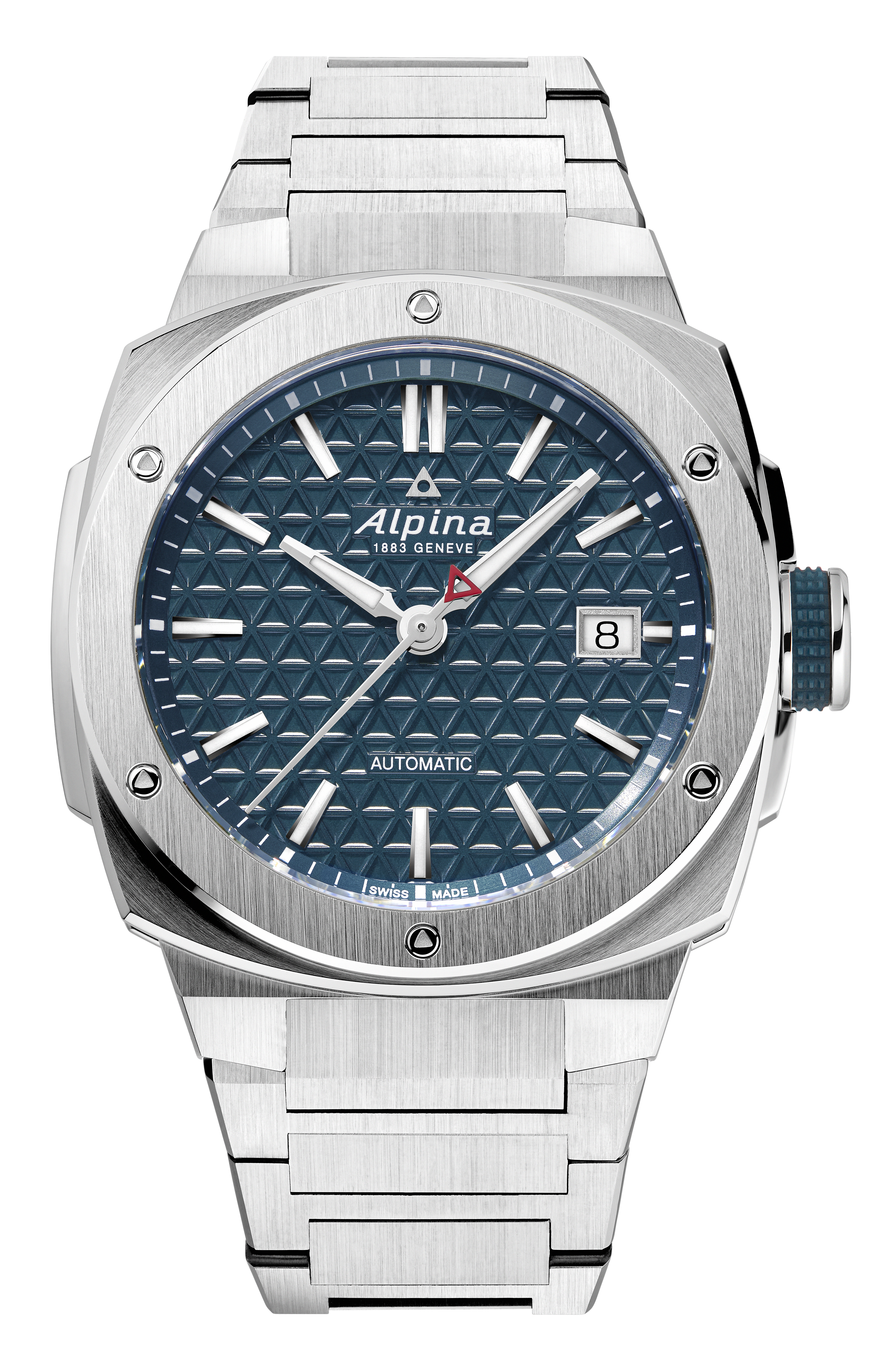 Мужские часы Alpina Alpiner AL-525TB3AE6B Мужские швейцарские часы, автоматический механизм, сталь