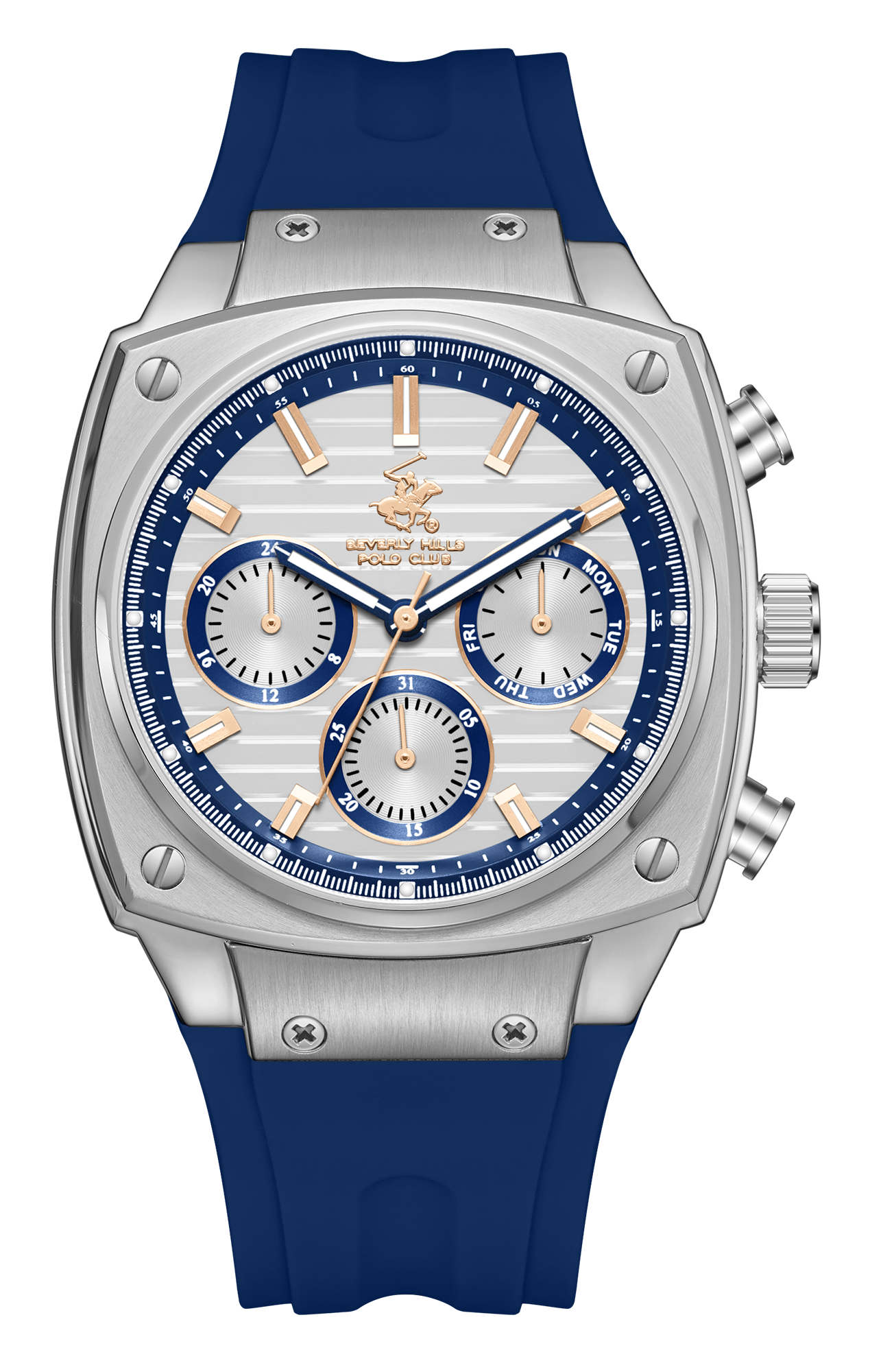 Мужские часы Beverly Hills Polo Club  BP3778X.339 Мужские часы, кварцевый механизм, сталь, 43 мм