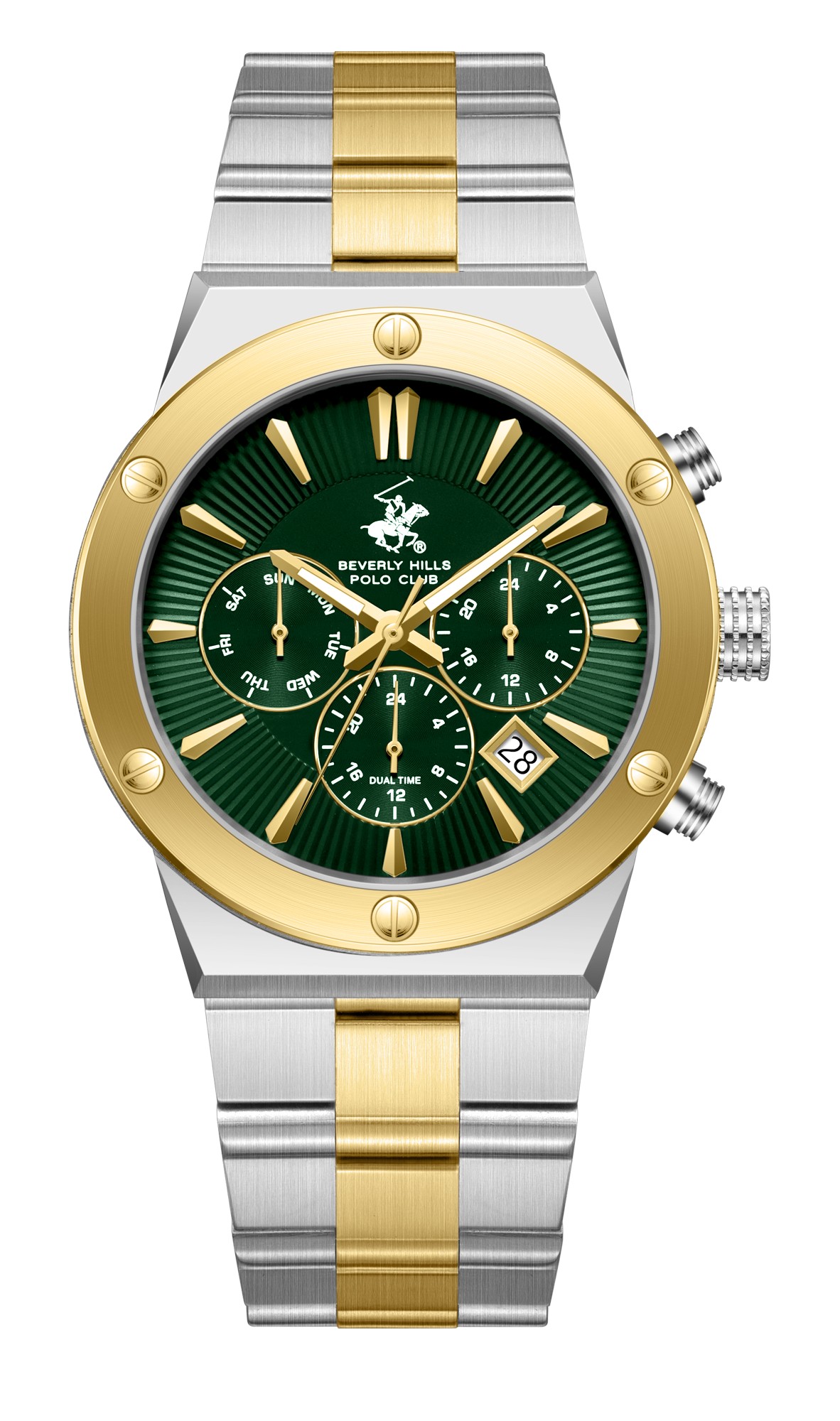 Мужские часы Beverly Hills Polo Club  BP3871X.270  часы, кварцевый механизм, сталь с покрытием, 41 мм