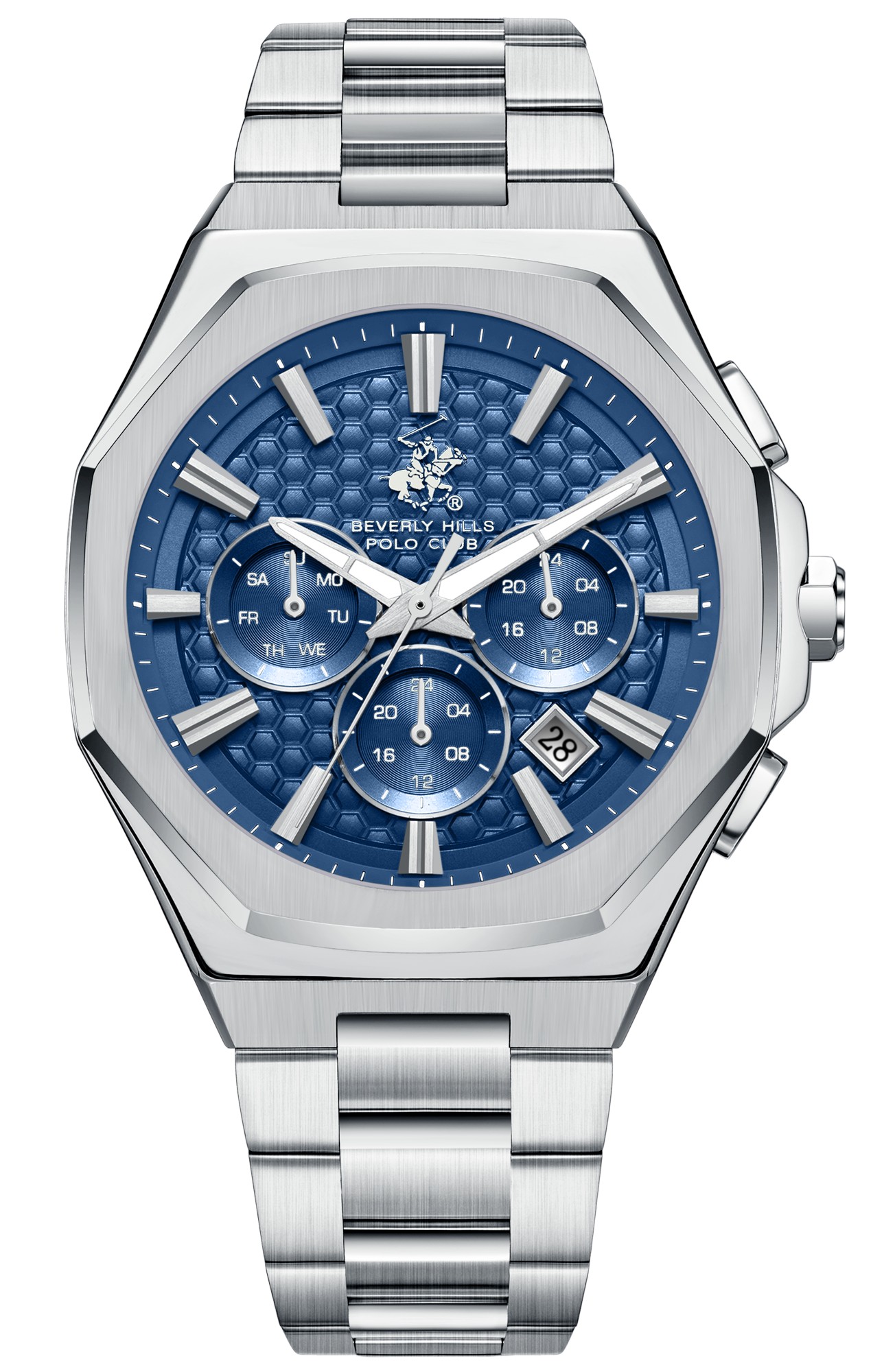 Мужские часы Beverly Hills Polo Club  BP3930X.390  часы, кварцевый механизм, сталь, 42 мм