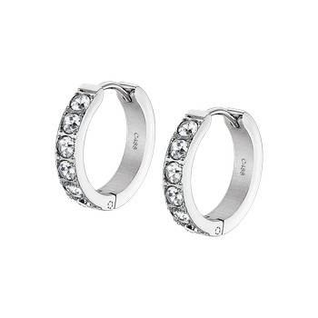 Urban Woman Серьги(LS2354-4/1) Серьги Lotus из нержавеющей стали и вставками из циркония 