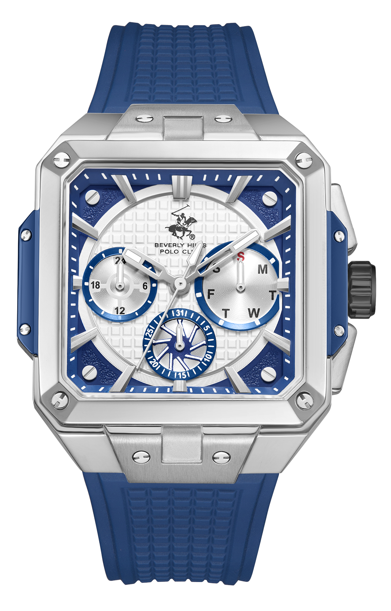 Мужские часы Beverly Hills Polo Club  BP3742X.339 Мужские часы, кварцевый механизм, сталь, 40х40 мм