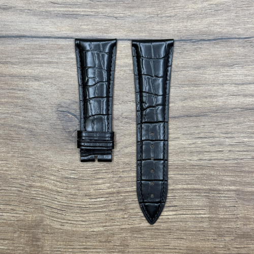 Ремешок для часов Frederique Constant из кожи теленка, черный, 26,5 мм  Кожаные ремешки - стильные, надёжные и долговечные, способные составить достойную пару часам со стальным корпусом или часам из титана. Аксессуары из кожи не рекомендуется использовать в воде. У нас присутствуют только высококачественные материалы и оригинальный товар от производителя.