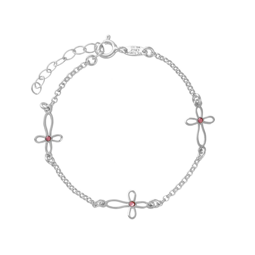 VC Jewelry 1958 SL, VICTORIACRUZ, Браслет(A4548-26HP) Женские испания браслет,  механизм, серебро 925 проба, 16-19 cм