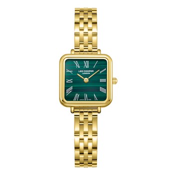 LEE COOPER   часы, кварцевый механизм, суперметалл с покрытием, 23,5 x 28,7 мм
