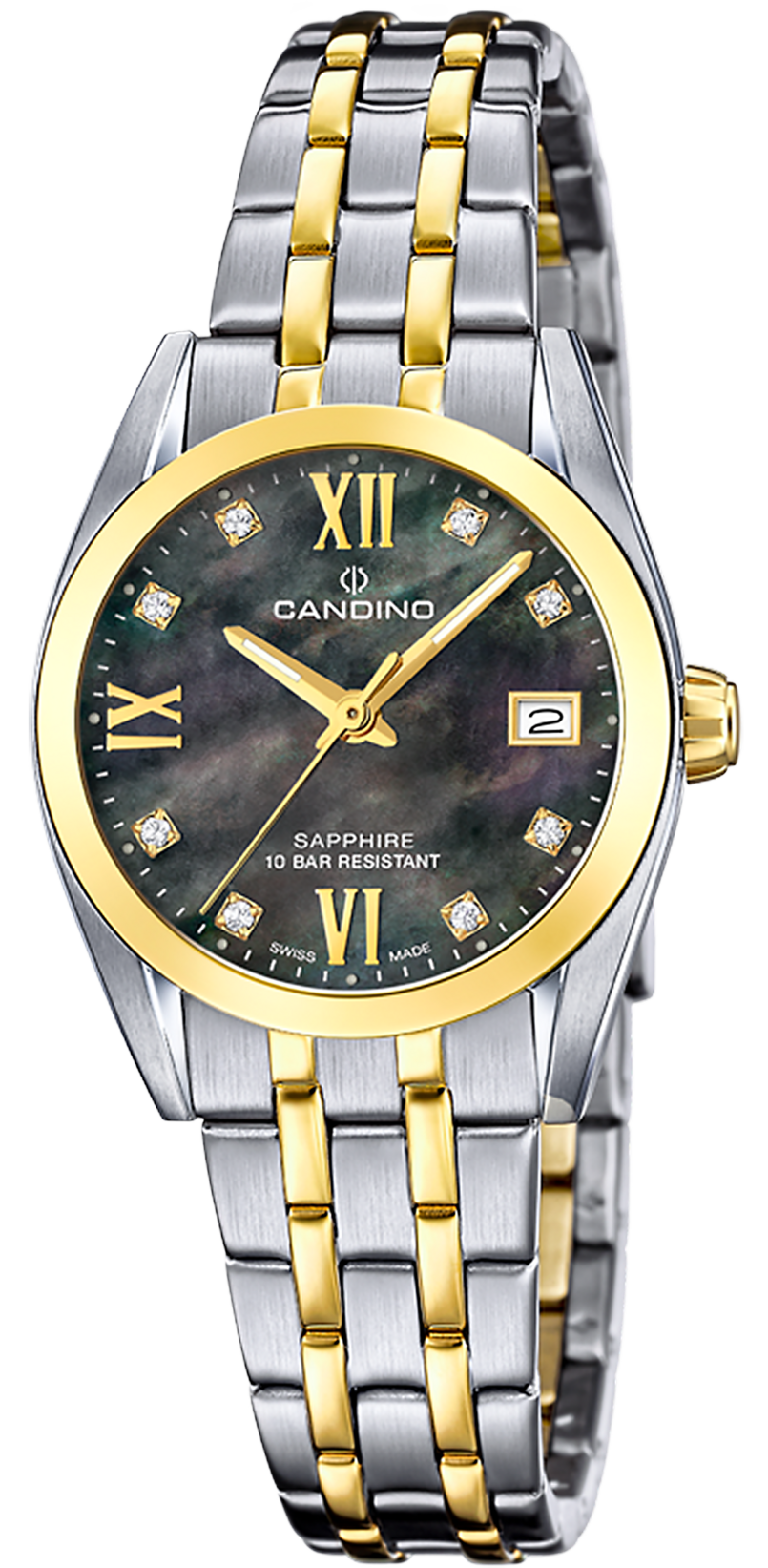 Женские часы Candino Couple Quartz Ladies C4704/H Женские швейцарские часы, кварцевый механизм, сталь, 28,5 мм