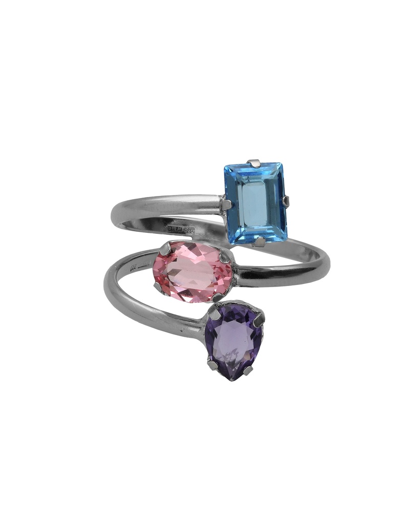 VC Jewelry 1958 SL, VICTORIACRUZ, Кольцо(A5484-MHA) Женские испания кольцо,  механизм, серебро 925 проба, 