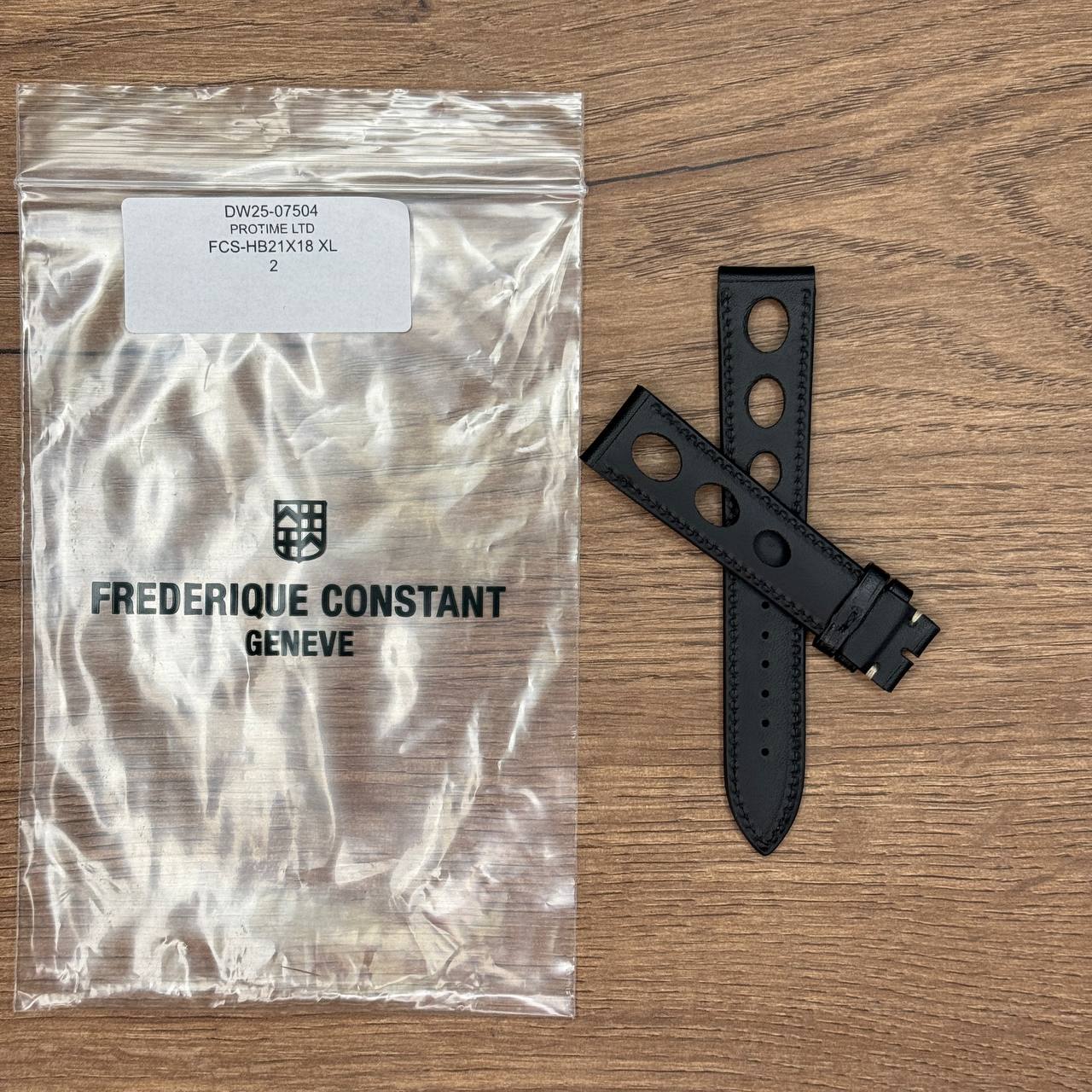 Ремешок для часов Frederique Constant из кожи теленка, черный, удлиненный, 21Х18 Кожаные ремешки - стильные, надёжные и долговечные, способные составить достойную пару часам со стальным корпусом или часам из титана. Аксессуары из кожи не рекомендуется использовать в воде. У нас присутствуют только высококачественные материалы и оригинальный товар от производителя.
