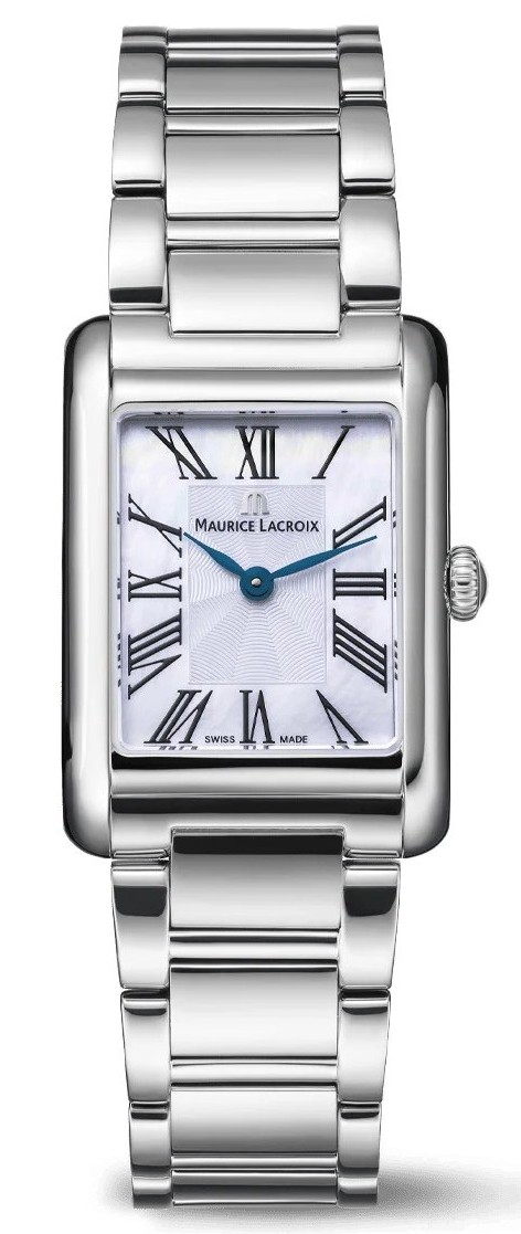 Женские часы Maurice Lacroix Fiaba FA1205-SS002-160-1 Женские швейцарские часы, кварцевый механизм, сталь, 27.5x24 мм