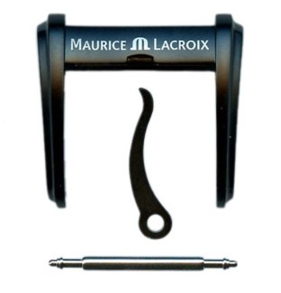 ПРЯЖКА РЕМНЯ ЧАСОВ 18ММ, PVD Maurice Lacroix SA ЗАСТЕЖКА БРАСЛЕТА ЧАСОВ 18ММ, сталь