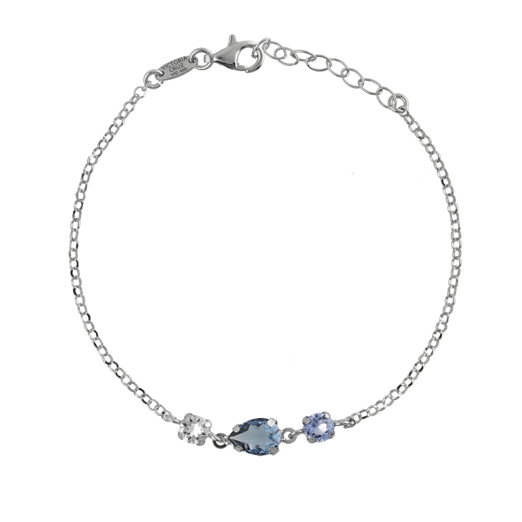 VC Jewelry 1958 SL, VICTORIACRUZ, Браслет(A5007-18HP) Женские испания браслет,  механизм, серебро 925 проба, 16-19 cм