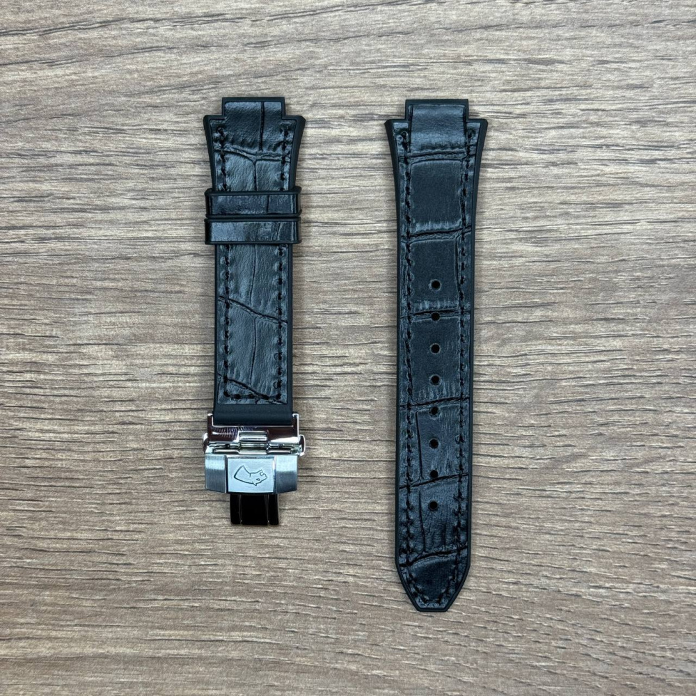 Ремешок для часов Jaguar из кожи теленка, черный, для J1032 BC11765 