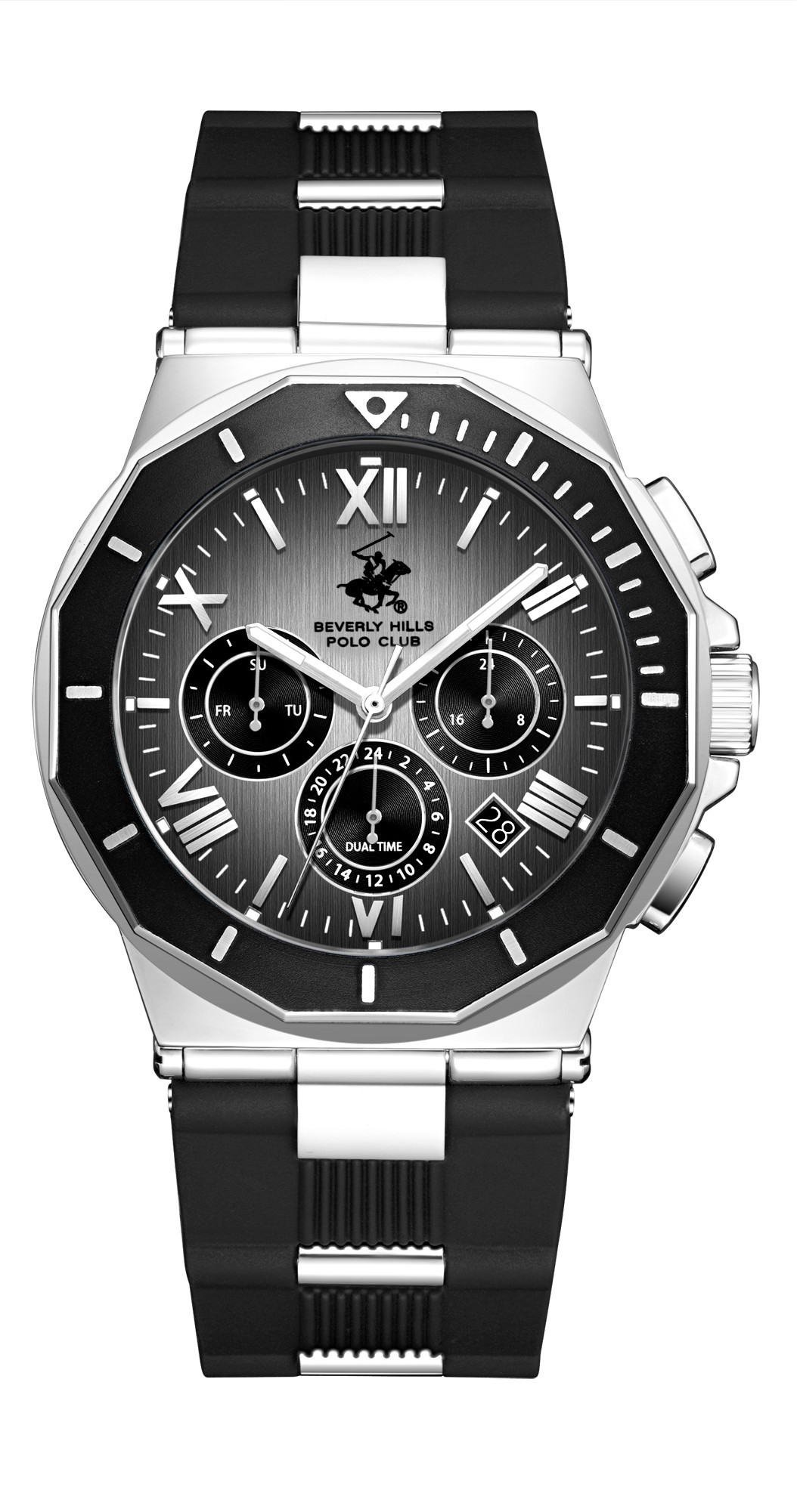 Мужские часы Beverly Hills Polo Club  BP3887X.351  часы, кварцевый механизм, сталь с покрытием, 43 мм