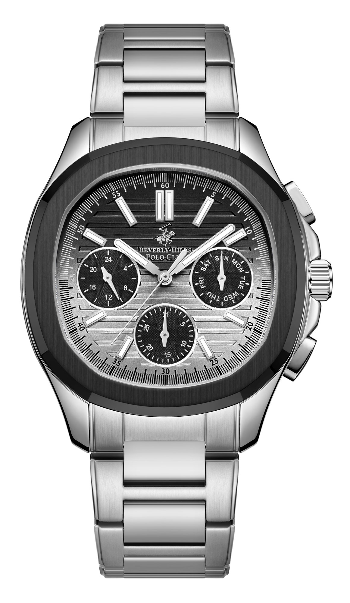 Мужские часы Beverly Hills Polo Club  BP3212X.360 Мужские часы, кварцевый механизм, сталь с покрытием, 42 мм