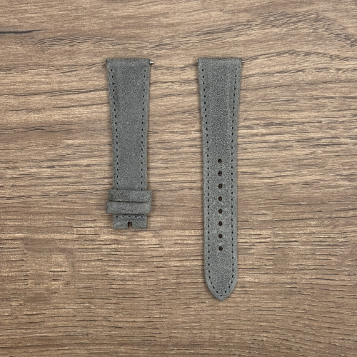 Ремешок для часов Oris из натуральной кожи, серый, без застежки 