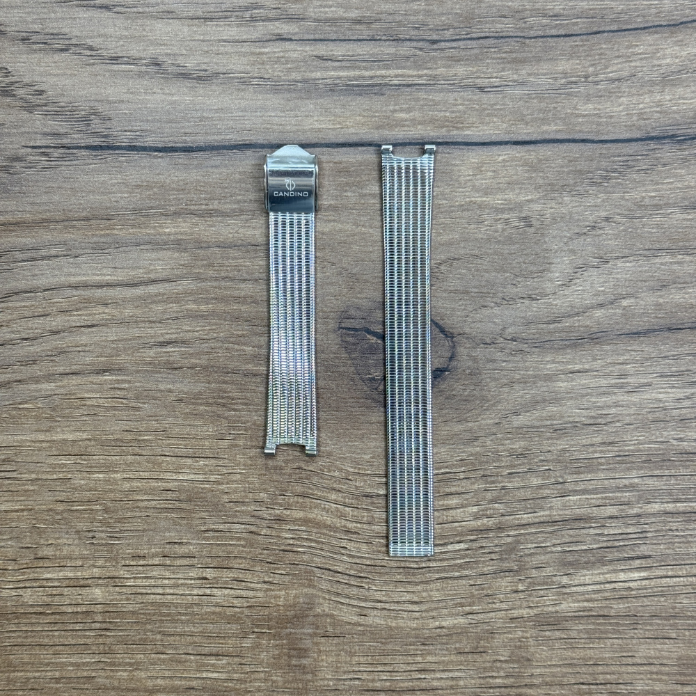 Браслет для часов Candino из нержавеющей стали C4666/40 METAL BAND Главное преимущество металлических браслетов – долговечность и практичность. Браслет всегда можно отдать на полировку и чистку, вернув ему первозданный вид. Также они всегда выглядят более эффектно, так как являются неким продолжением ваших часов. Нержавеющая сталь отличается высокой прочностью к царапинам и износостойкостью. У нас присутствуют только высококачественные материалы и оригинальный товар от производителя. 