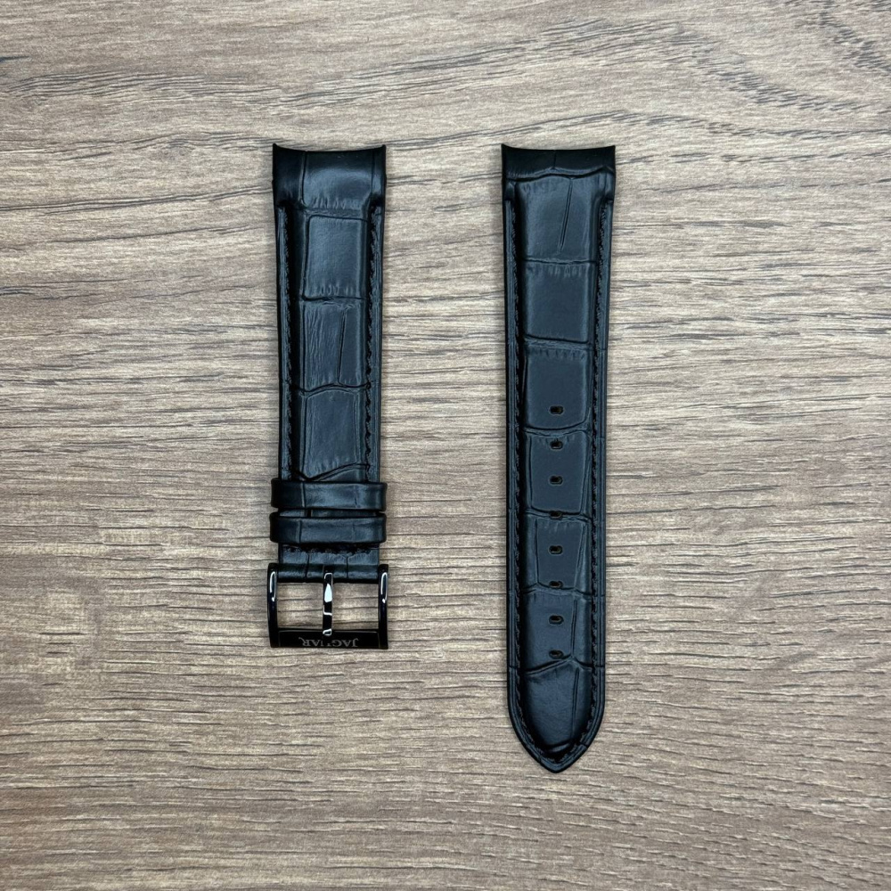 Ремешок для часов Jaguar из кожи теленка, черный, для J685 BC08860 