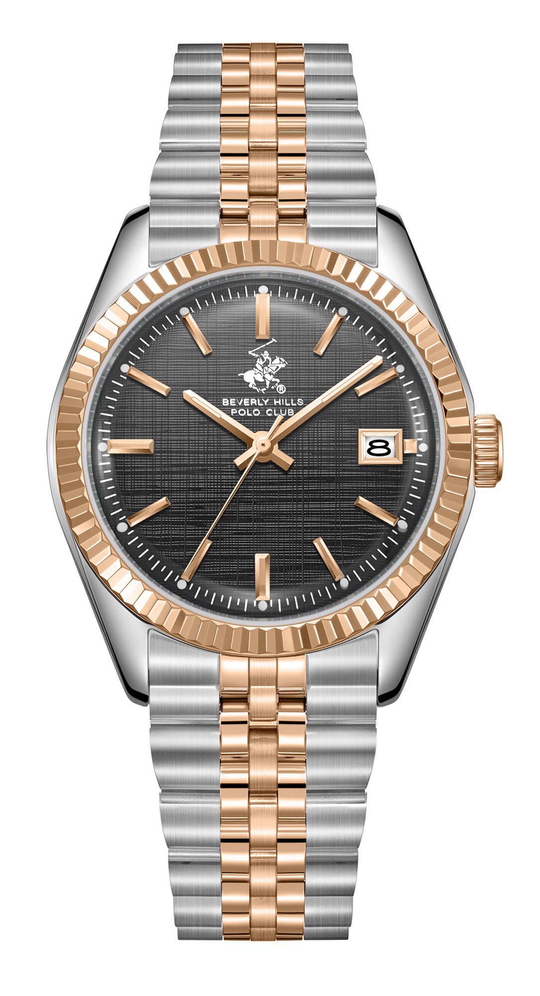 Мужские часы Beverly Hills Polo Club  BP3911X.560  часы, кварцевый механизм, сталь с покрытием, 38 мм