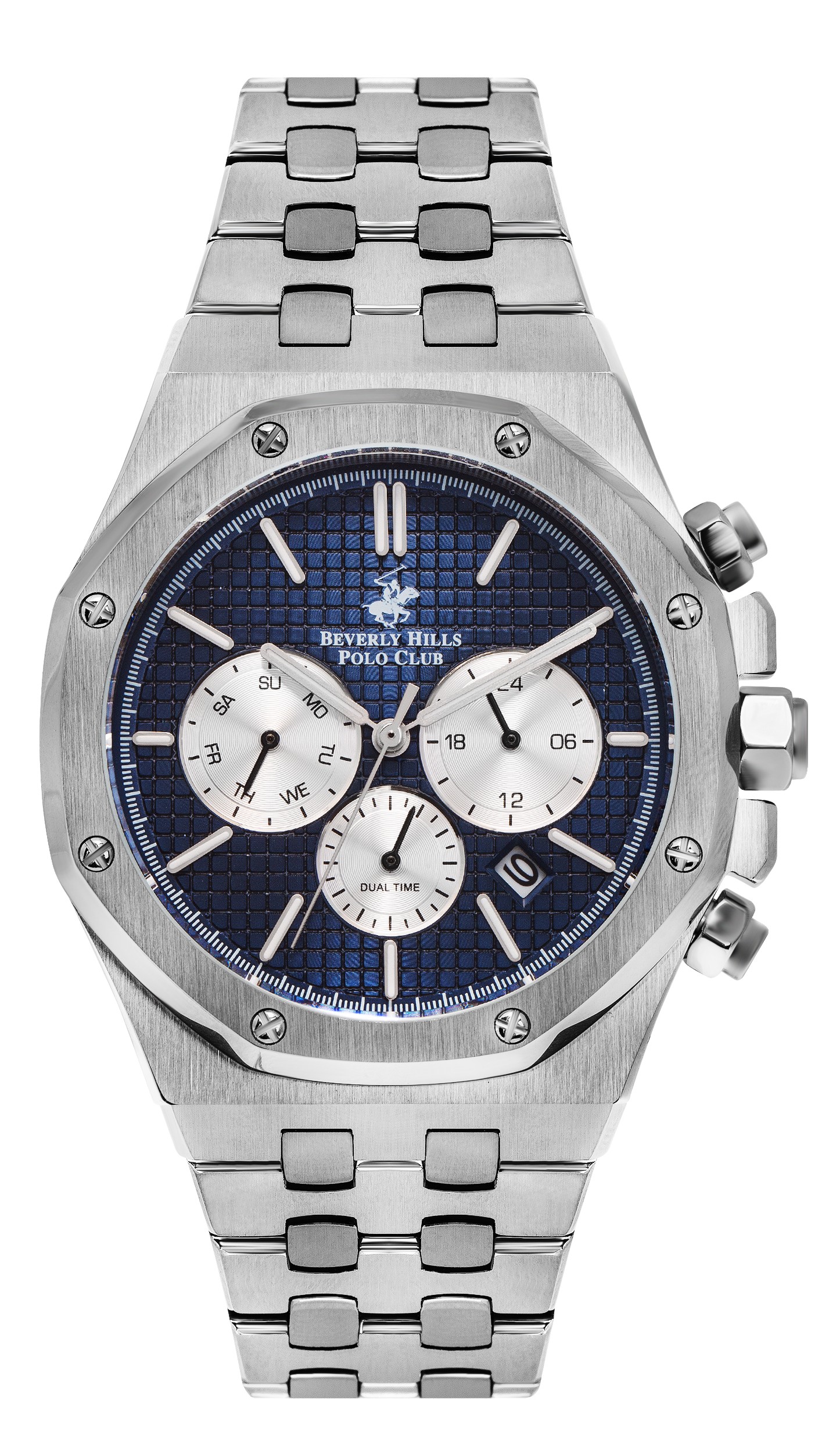 Мужские часы Beverly Hills Polo Club  BP3051X.391 Мужские часы, кварцевый механизм, сталь, 42 мм