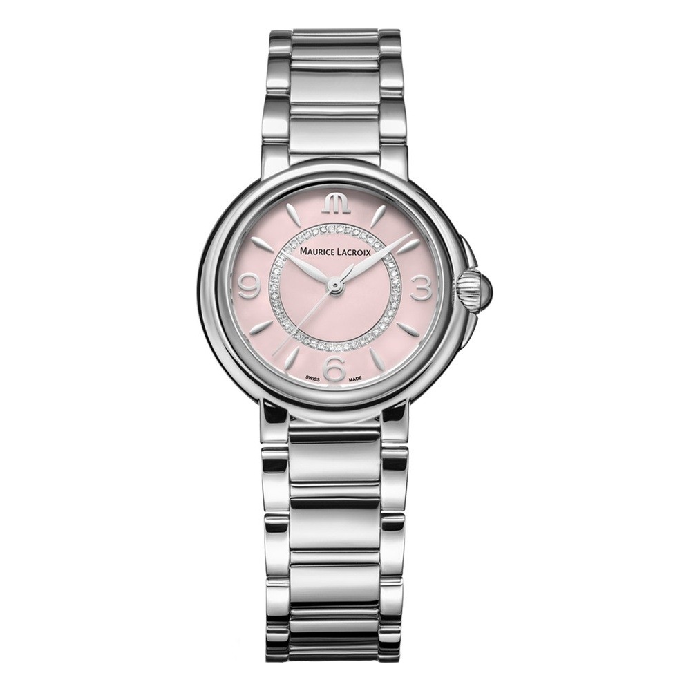Женские часы Maurice Lacroix Fiaba FA1104-SS002-F20-1  Женские швейцарские часы, кварцевый механизм, сталь, 32 мм