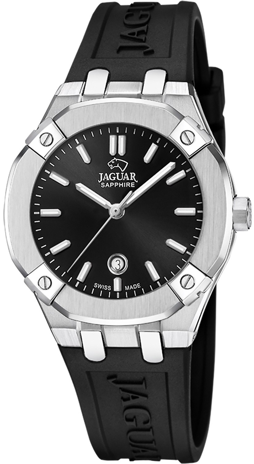 Женские часы Jaguar DIPLOMATIC QUARTZ LADY J1017/2 Женские швейцарские часы, кварцевый механизм, сталь, 35,5 мм