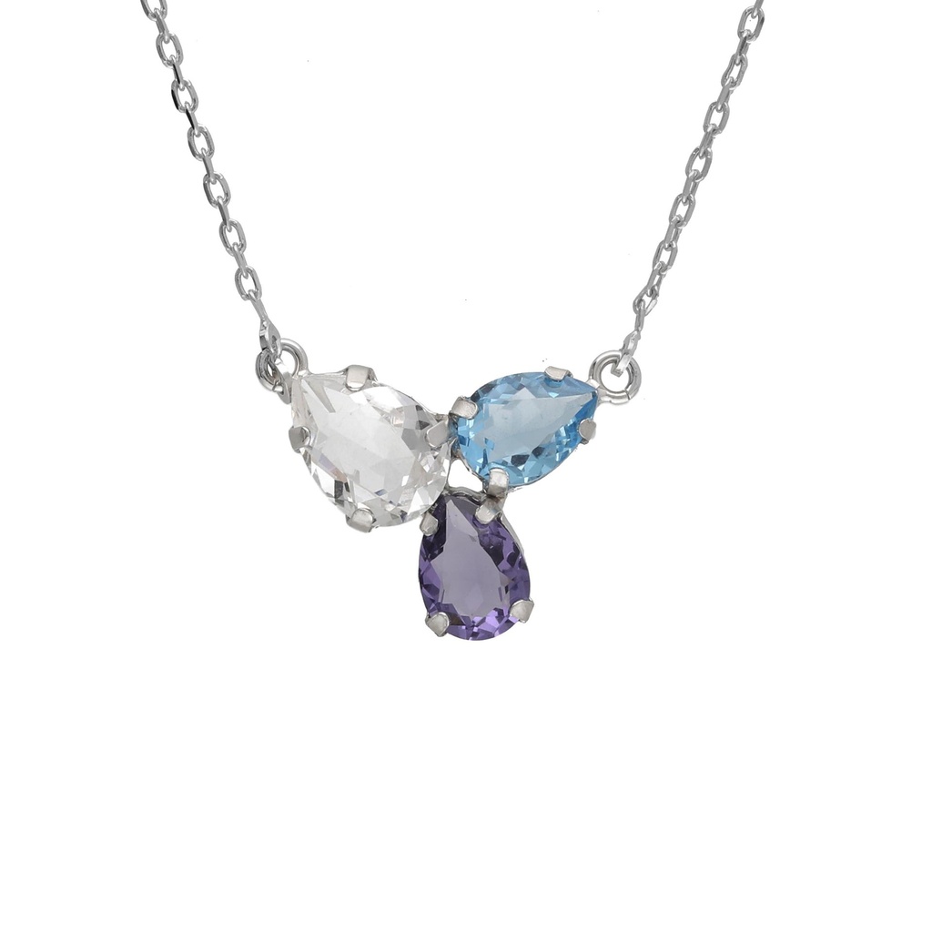 VC Jewelry 1958 SL, VICTORIACRUZ, Колье(A4899-12HG) Женские испания колье,  механизм, серебро 925 проба, 40-45 cм