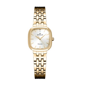 APPELLA   швейцарские часы, кварцевый механизм, сталь с покрытием, 24 x 24 мм