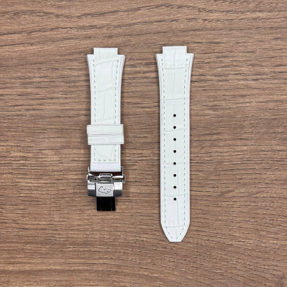 Ремешок для часов Jaguar из кожи теленка, белый, для J1032 BC11762 