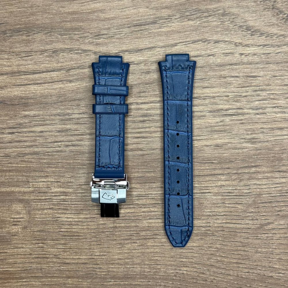 Ремешок для часов Jaguar из кожи теленка, синий, для J1032 BC11764 