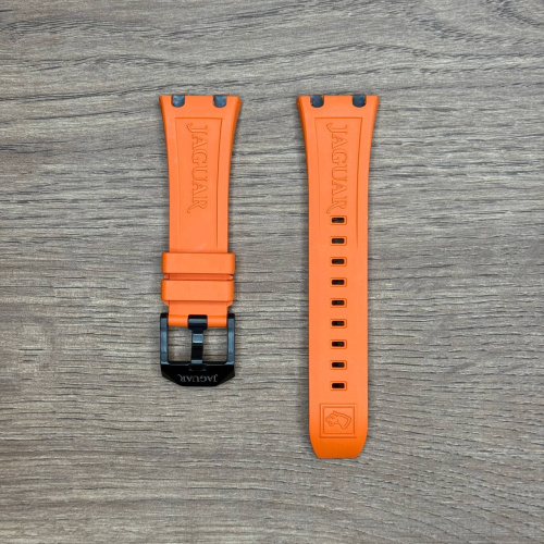 Ремешок для часов Jaguar из каучука, оранжевый, для J1010 