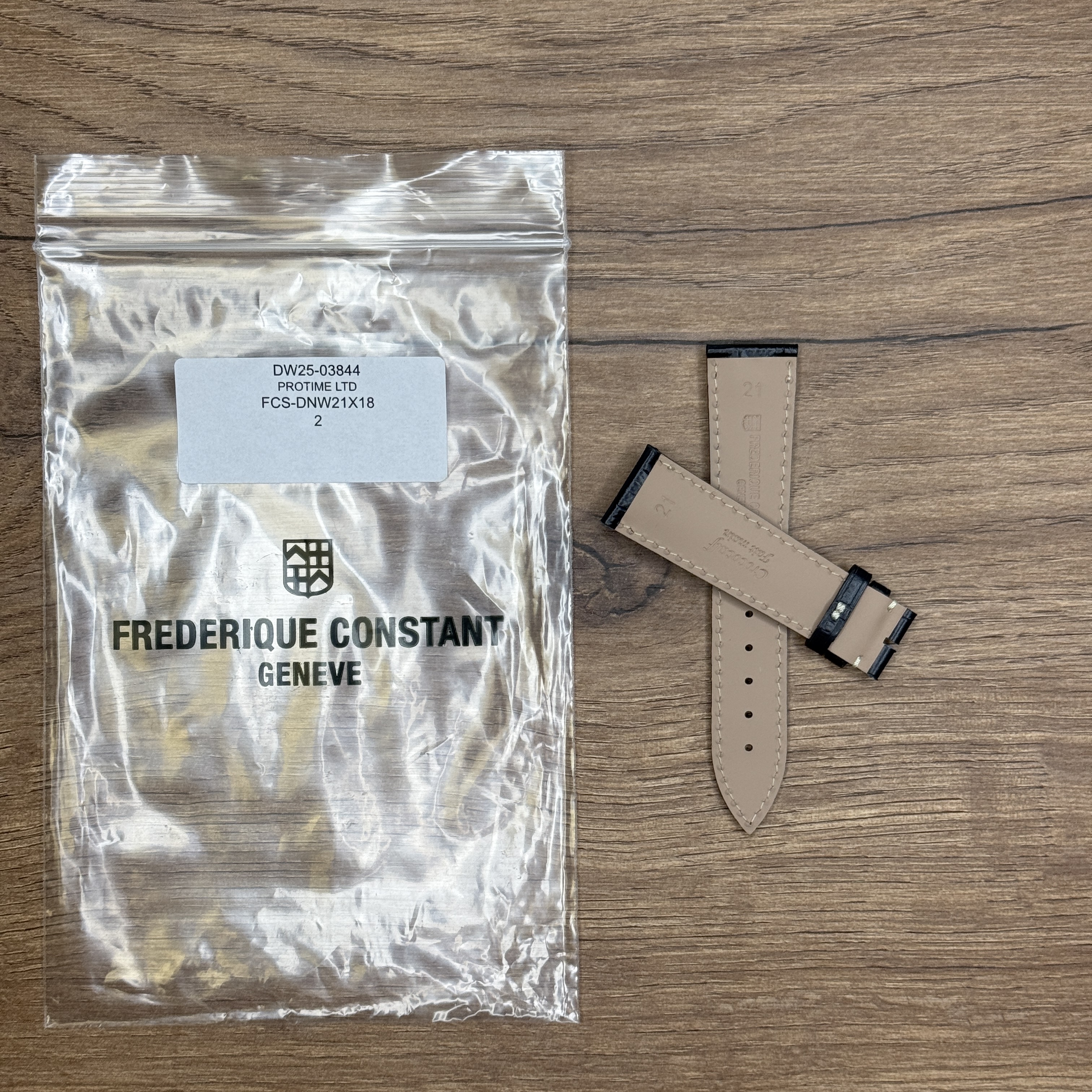 Ремешок для часов Frederique Constant из кожи теленка, темно-синий, 21X18 Ремень для наручных часов из кожи теленка, темно-синий, 21x18