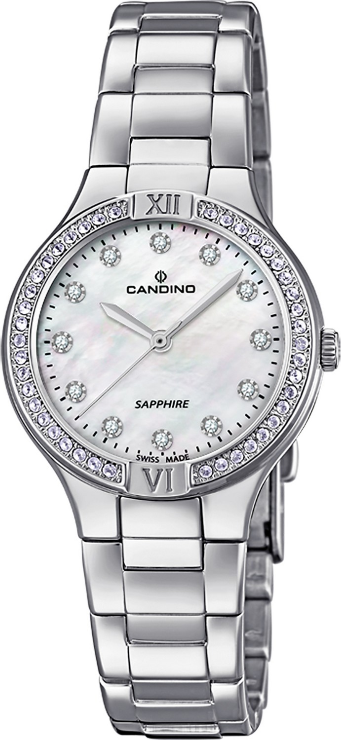 Женские часы Candino Lady Petite C4626/3 Женские швейцарские часы, кварцевый механизм, сталь, 30 мм