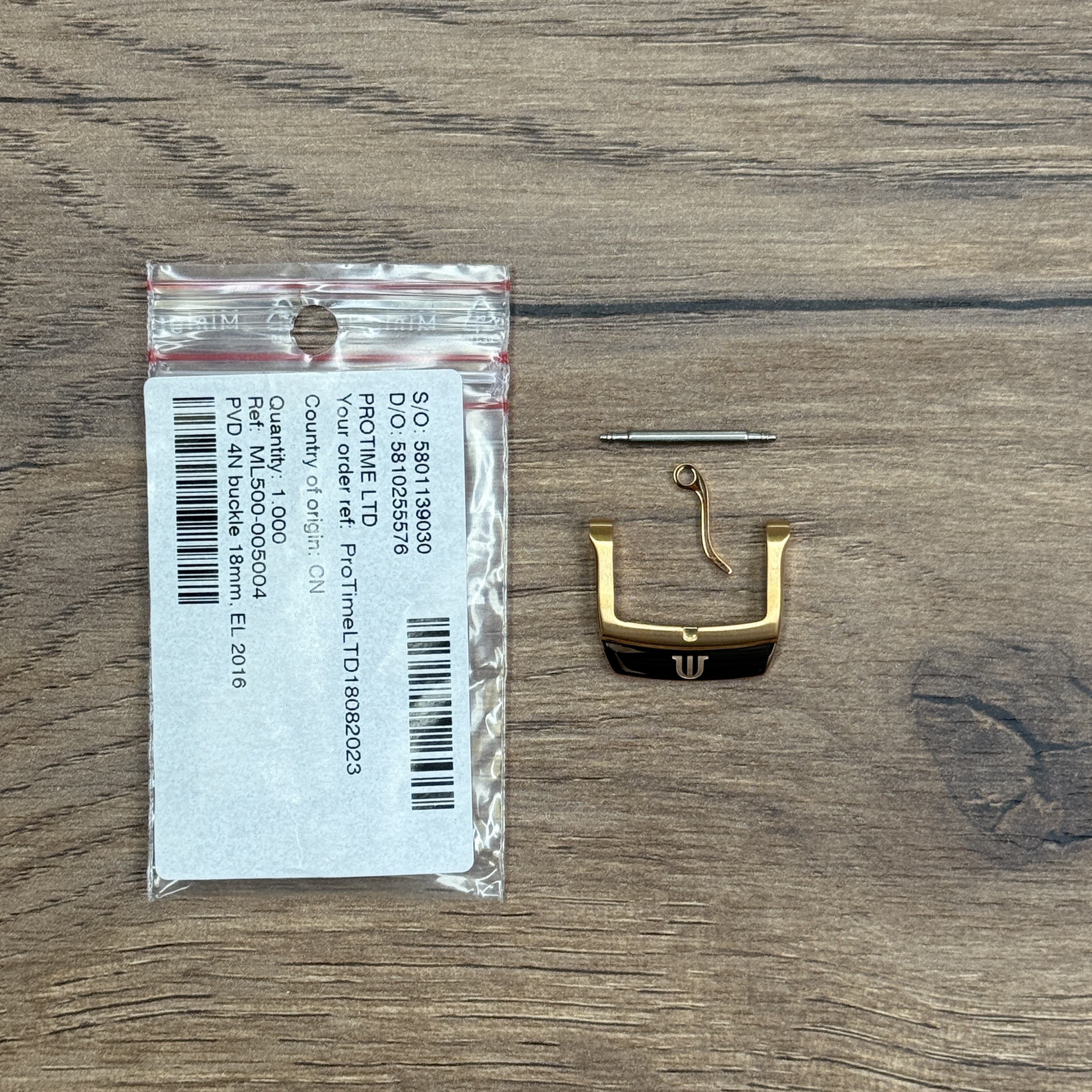 Застежка для ремешка часов Maurice Lacroix из нержавеющей стали цвета розового золота Оригинальный товар от производителя