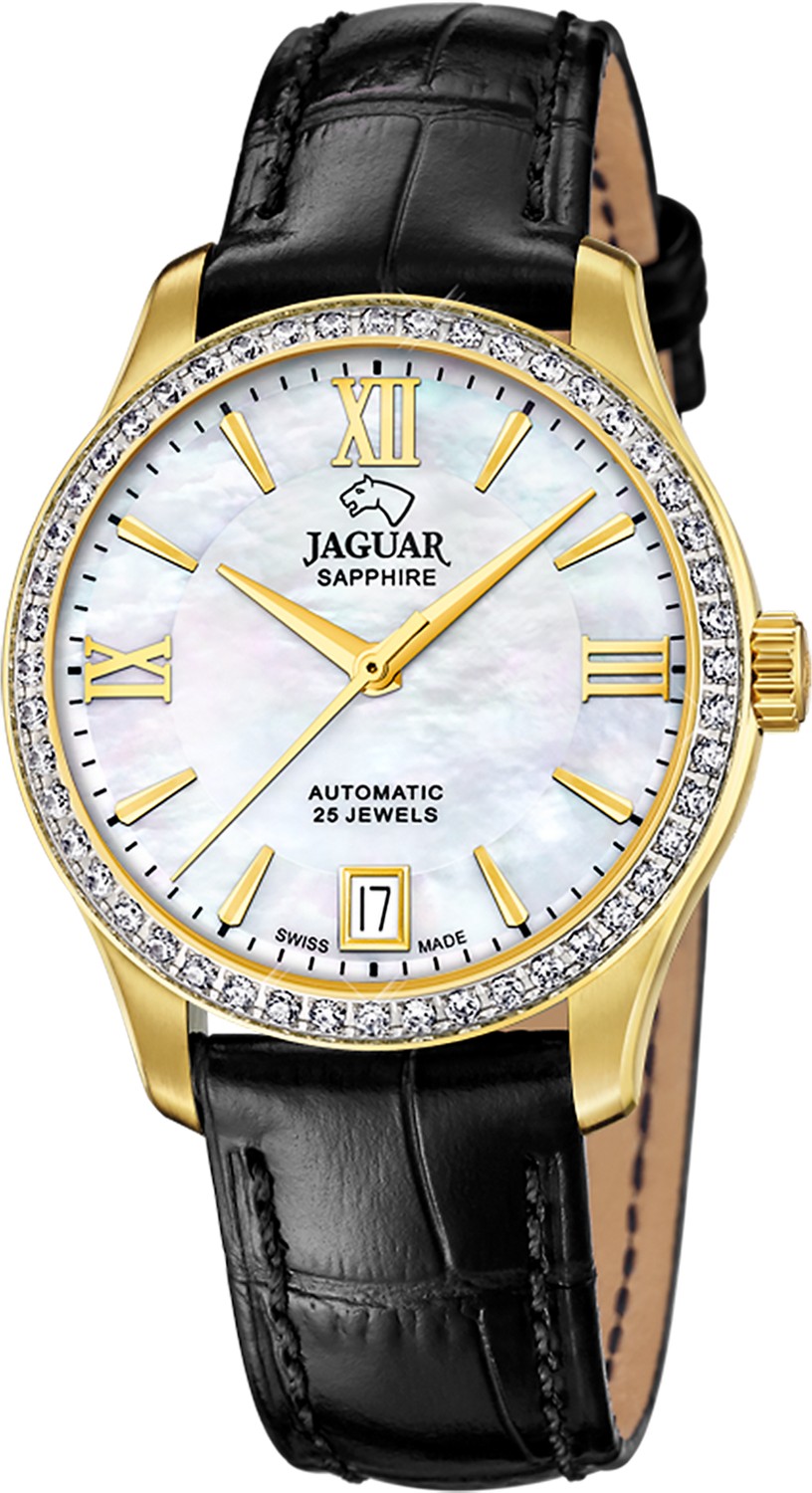 Женские часы Jaguar AUTOMATIC WOMAN J999/A Женские швейцарские часы, автоматический механизм, 34 мм