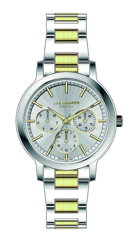 LEE COOPER   часы, кварцевый механизм, суперметалл, 35 мм