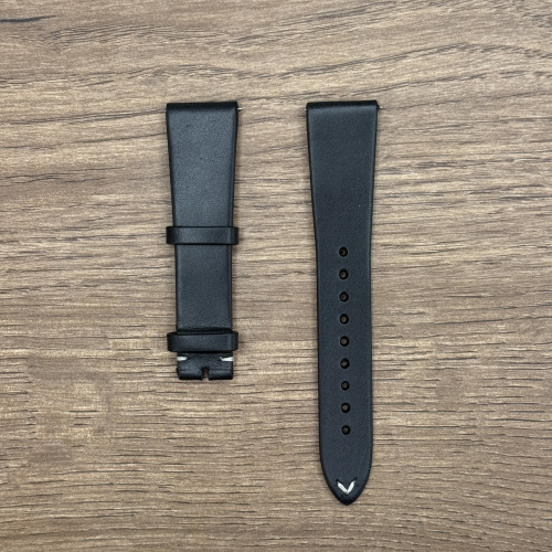 Ремешок для часов Oris из натуральной кожи, черный, без застежки 