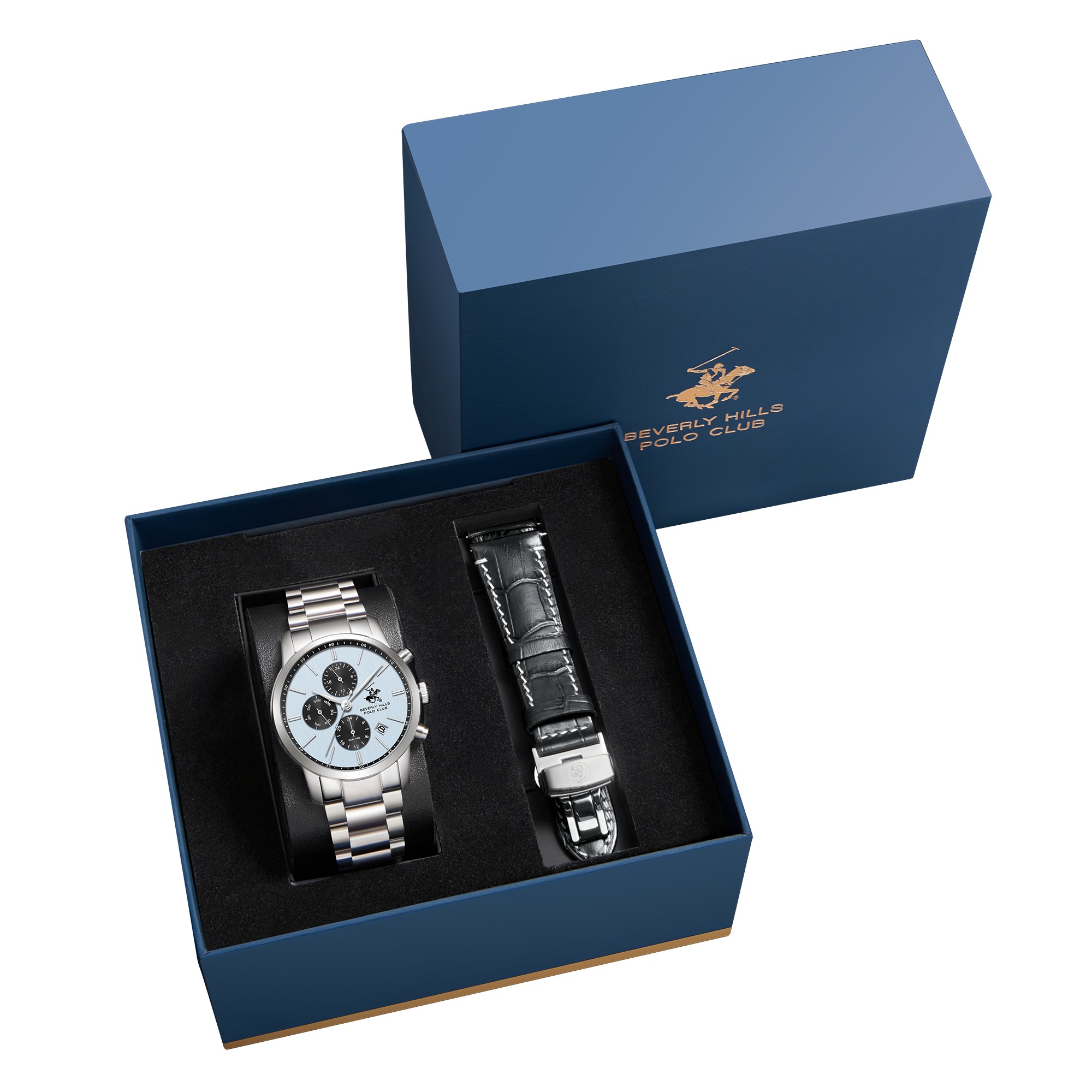 Мужские часы Beverly Hills Polo Club  BP3861X.300  часы, кварцевый механизм, сталь, 42 мм