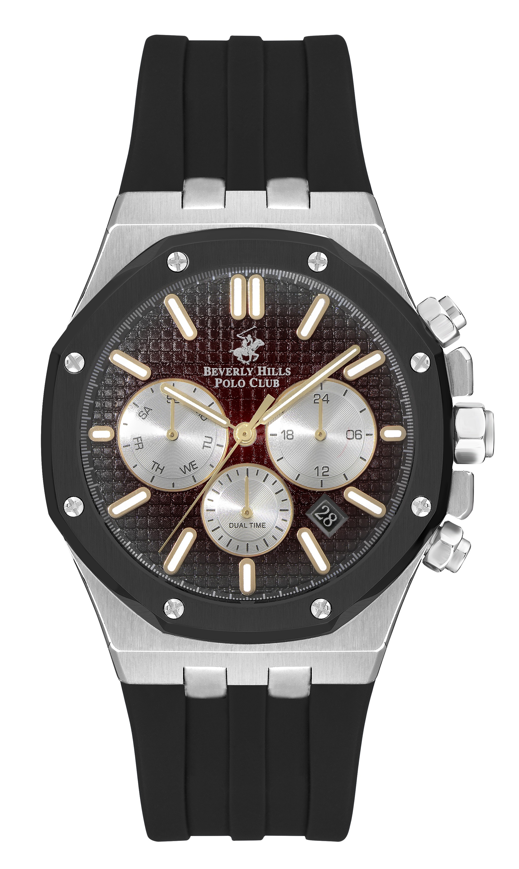 Мужские часы Beverly Hills Polo Club  BP3261X.381  часы, кварцевый механизм, сталь с покрытием, 42 мм
