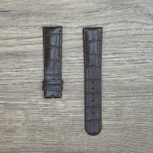 Ремешок для часов Oris из натуральной кожи, коричневый, без застежки 