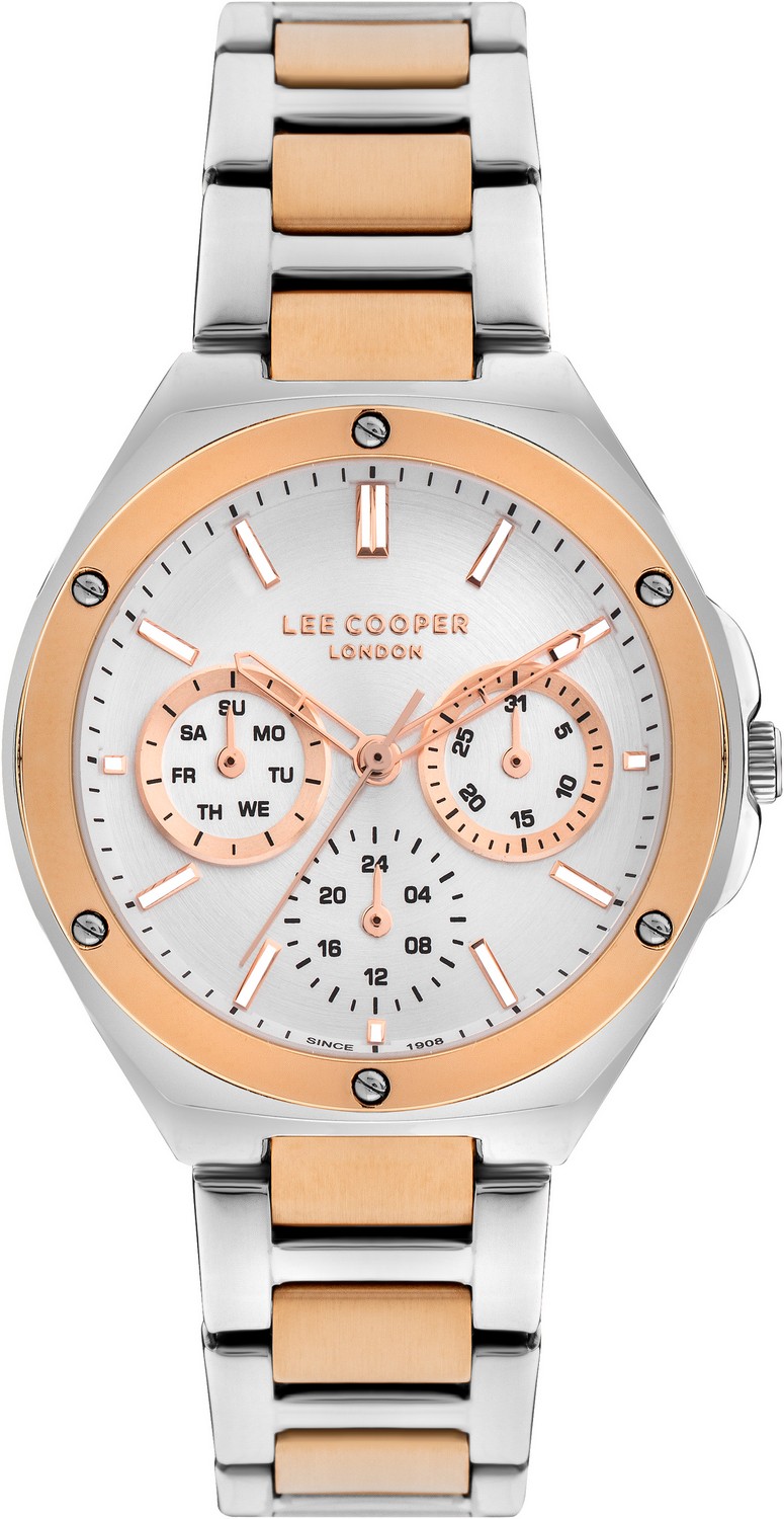 Женские часы Lee Cooper  LC07844.530 Женские часы, кварцевый механизм, суперметалл с покрытием, 34 мм