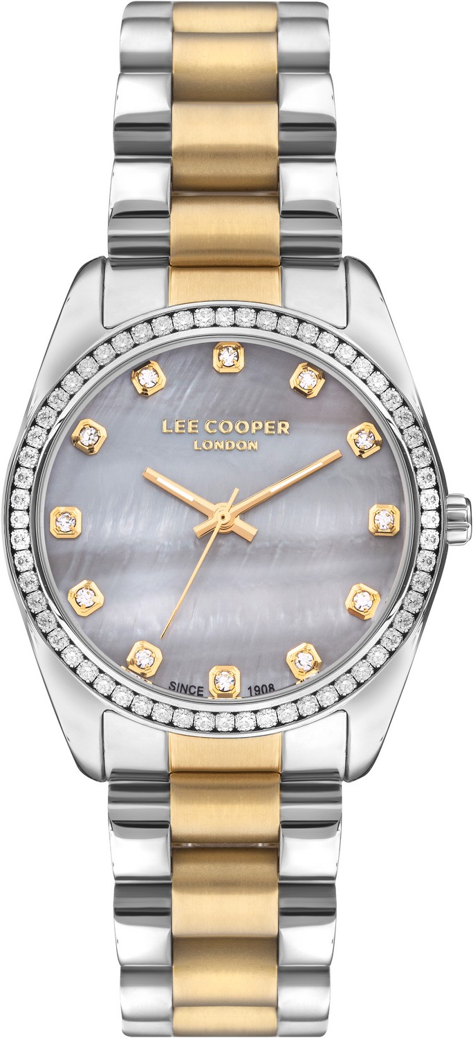 Женские часы Lee Cooper  LC07478.260 Женские часы, кварцевый механизм, суперметалл с покрытием, 34 мм