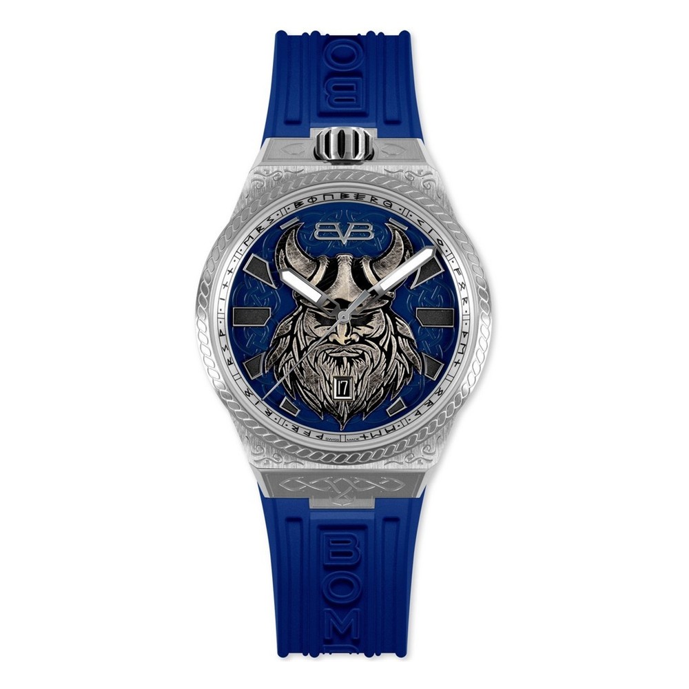 Мужские часы Bomberg Neo BF43H3SS.19-1.12 Мужские швейцарские часы, кварцевый механизм, сталь, 43мм