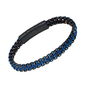 Urban Man Браслет(LS2284-2/2) Мужской браслет Lotus из нержавеющей стали со вставками из кожи
