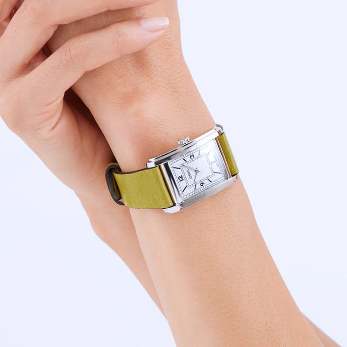 ORIS  Швейцарские часы, автоматический механизм, сталь, 26х30 мм