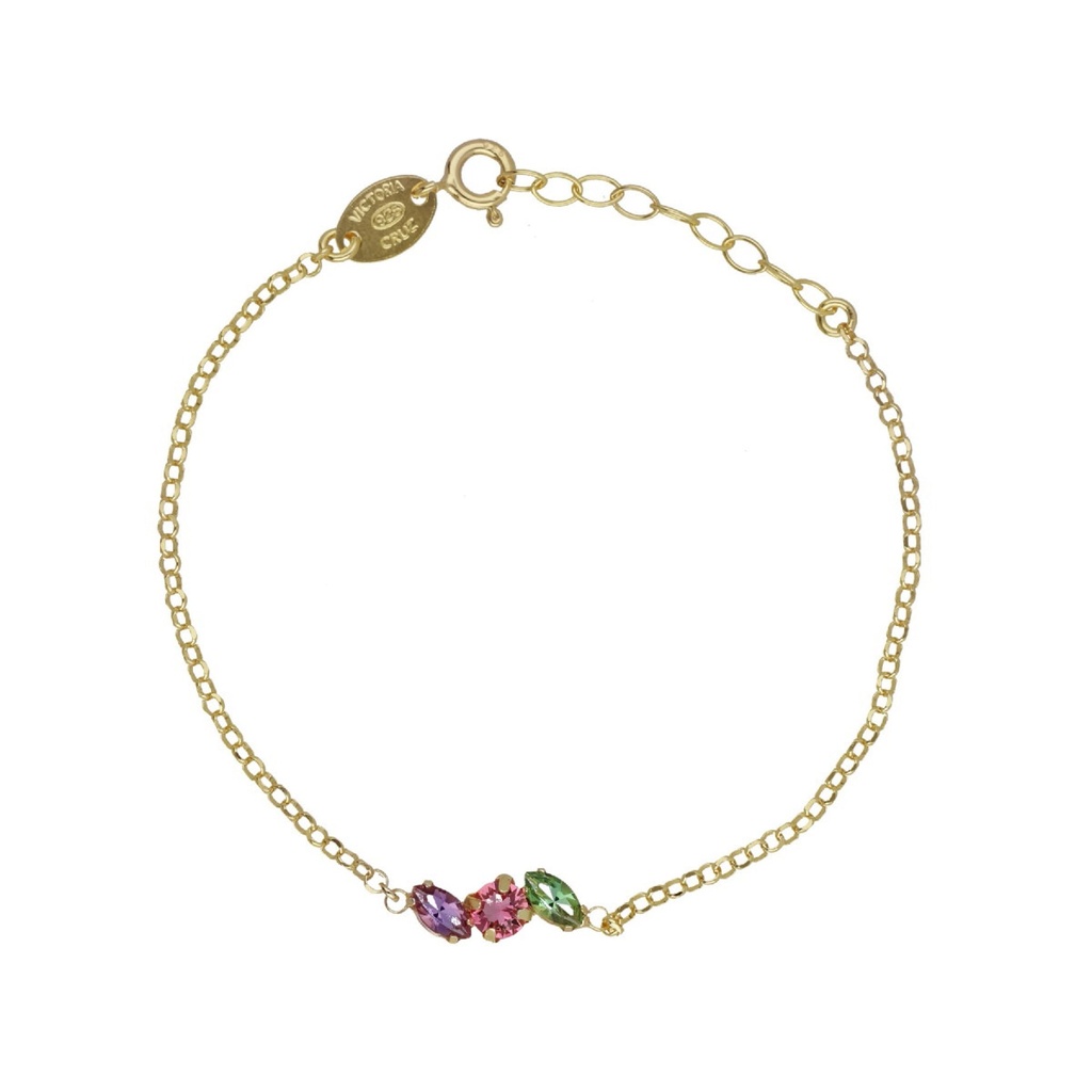 VC Jewelry 1958 SL, VICTORIACRUZ, Браслет(A4457-MDP) Женские испания браслет,  механизм, серебро 925 проба, 16-19 cм