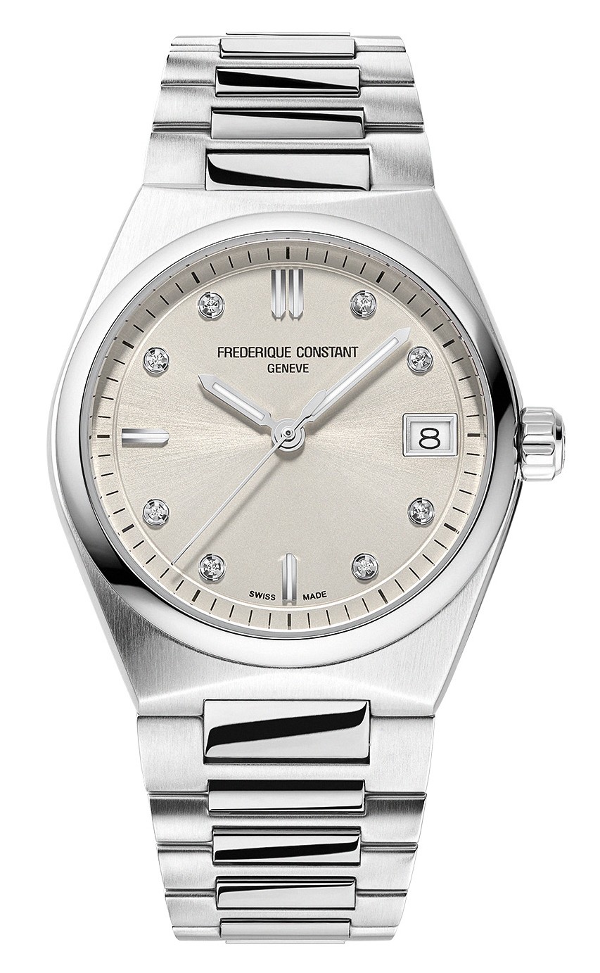Женские часы Frederique Constant Highlife FC-240BGD2NH6B Женские швейцарские часы, кварцевый механизм, сталь, 31 мм